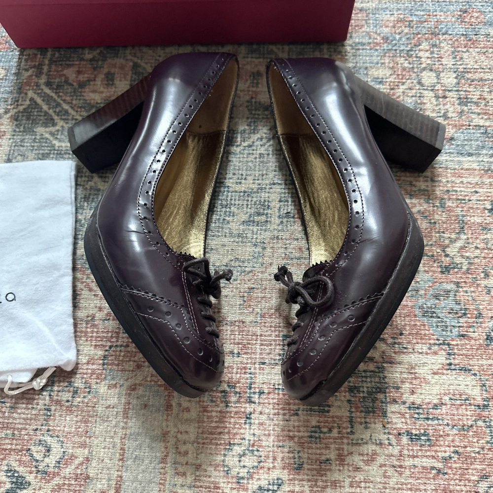 Apepazza Emeria Bordeaux Heels - Picture 4 of 7
